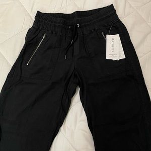 Athleta Black Linen Pants